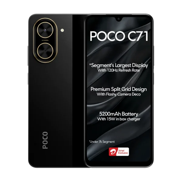 Xiaomi PocoC71 128GB/4-25028PC03G-Black-China - Image 1
