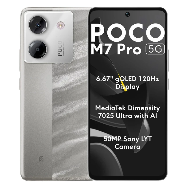 12cd90d40573ecef164d7eaa64d6804065e2e428_1750724662 Xiaomi PocoM7Pro/5G 512GB/12 2409FPCC4G Silver China - Image 1