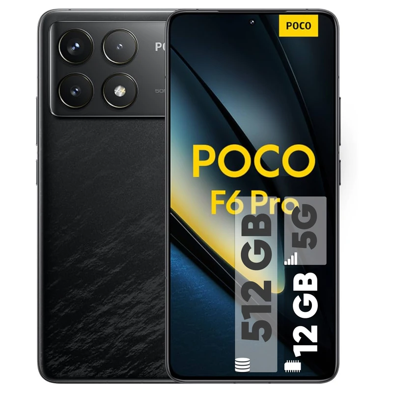 b63851d0d530 Xiaomi PocoF6Pro/5G 512GB/12 23113RKC6G Black China - Image 1